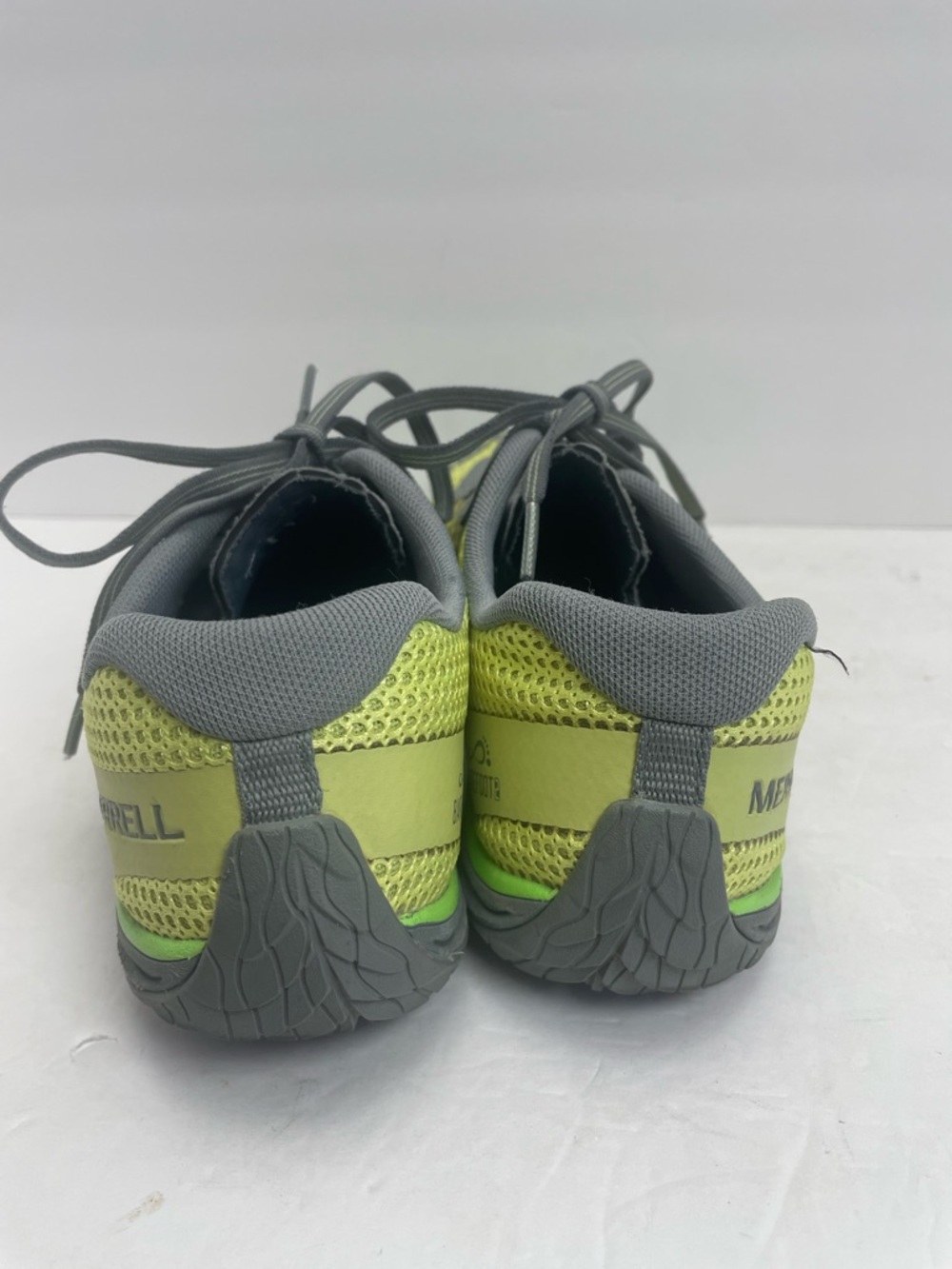 Merrell Women's Trail Glove 5 SZ 9.5 Sneaker Yellow Gray Barefoot Shoes - Picture 4 of 10